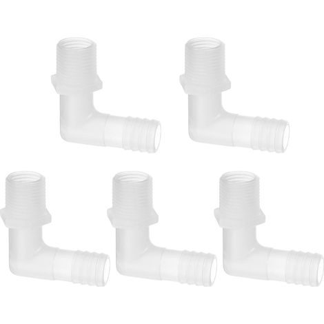 5 pièces Raccord en coude en L de 5/8" G x 5/8" pour Tuyau (1/5)