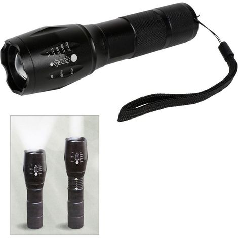LED Taschenlampe Militär Polizei Zoom 1000m Leuchtweite Campinglampe Handleuchte (1/7)