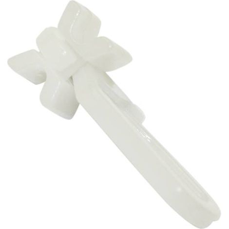 Gardinia X-Gleiter mit Faltenlegehaken weiß, 25-er Pack Gardinenstangen & Zubehör (1/2)