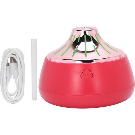 Diffuseur d'air aromathérapie USB rechargeable 200ml, brumisateur lumineux de bureau mini créateur de brouillard (Rouge Or Rose) (1/5)