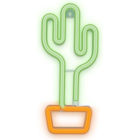 Lampara forever neon led cactus orange (1/5)