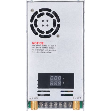 Alimentation industrielle 480W 24V – Affichage numérique – Réglable 100-120V / 200-240V AC – Haute puissance