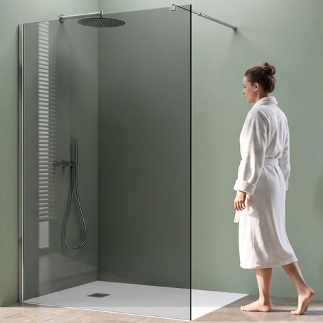 Mai & Mai Duschwand für Dusche Duschabtrennung 90x200cm Walk-In Dusche ESG-Sicherheitsglas 8mm NANO Glas BRAM1 Bremen1VG (1/5)