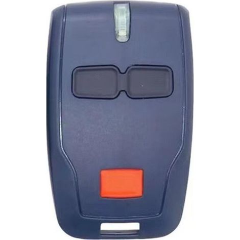 Control remoto universal de 2 canales para puertas de garaje, 433 MHz, código variable, compatible con varios modelos. (1/5)