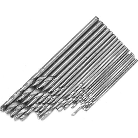 Mini Foret, Micro Foret, 20pcs 0.3mm-1.6mm Drill Bit Set avec étui pour Bois Plastique Acier Rapide, Tige Hexagonale, Forets de Courte Longueur (1/5)