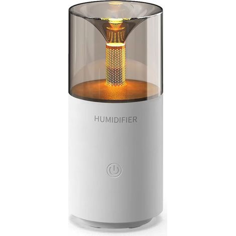 Difusor de aromas para velas, humidificador eléctrico ultrasónico USB, humidificador de aire para coche, difusor de fragancias esenciales, blanco
