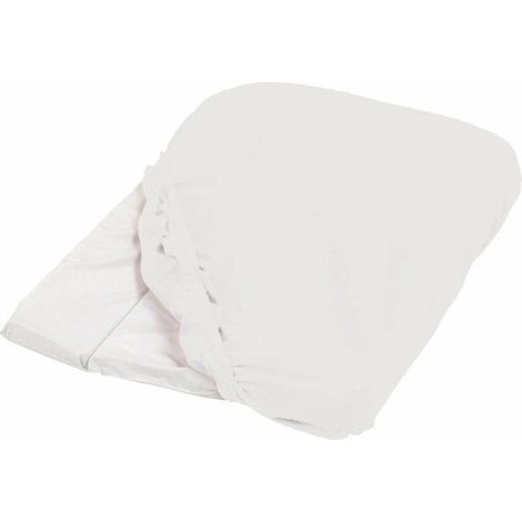 Wickelauflagenbezug - CANDIDE - Frottee - 50 x 75 cm - Weiß