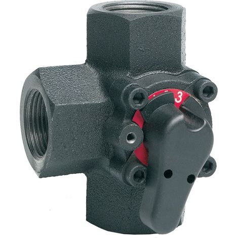 Dreiwege-Muffenmischer V5433G korrosionsbeständig DN 20, Kvs-Wert 2,5