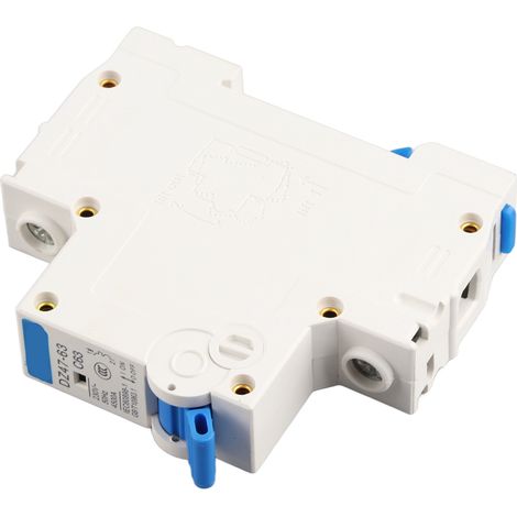 Interrupteur de coupure miniature unipolaire 230 V CA DZ47‑63 (63 A) (1/4)