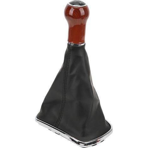 Car Gearshift Dust Cover Manual Shifter Protection PU Leather Replacement for Mk4 Bora 1999‑20045 Speed