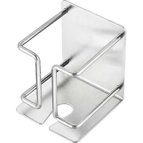 Wandhalterung für Elektrorasierer aus Stahl, Wandmontage, Elektrorasiererhalterung für das Badezimmer-7.9X6.7CM-Silver (1/3)