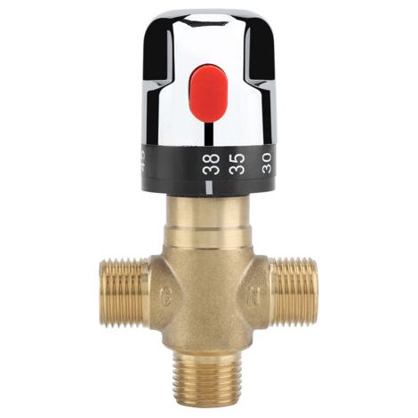 [JAMAIS UTILISÉ]Mitigeur thermostatique de douche en laiton Contrôle précis de la température Interrupteur de sécurité Débit 11,67 L/min (1/5)
