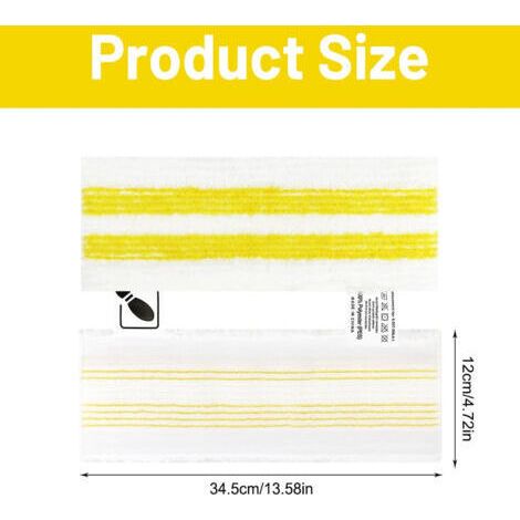 NALOOKAMIC Lot de 7 serpillères universelles compatibles avec SC1, SC2, SC3, SC4, SC5,Chiffon de rechange en microfibre ,Lavables,Pièces de rechange pour tous les sols (1/4)