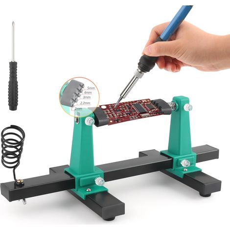 RongZy 5 Tailles -Support de Carte de Circuit Imprimé Réglable Support Soudure Jig Support Pince de Réparation Support de Carte de