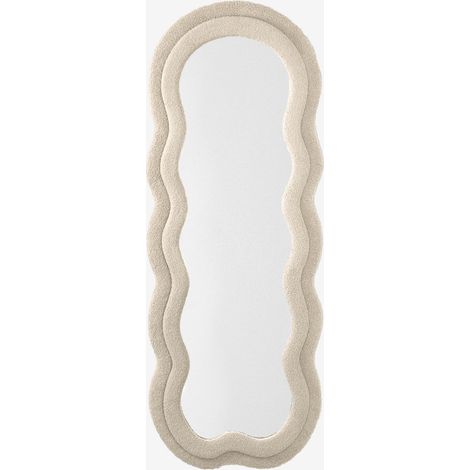 SKLUM Wandspiegel 60x160 cm gepolstert Evelyn