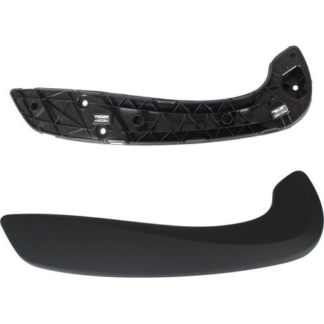 1 Poignée de porte intérieure, Noir mat, Avant gauche, Compatible Renault Megane III 2008-2016 (1/2)