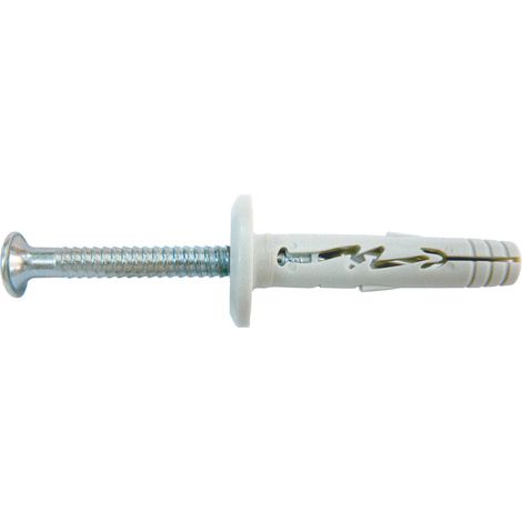 Cheville à frapper HIT-M P douille plate vis tête cylindrique inox A2 - 8 x 92 mm - boîte de 50 pièces - SPIT