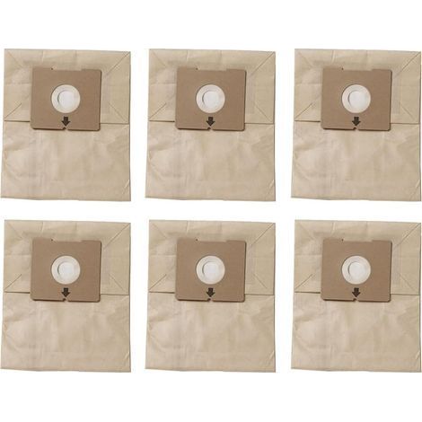Sacs de rechange compatibles avec les aspirateurs Bissell Zing des séries 4122, 2154A et 2154W, remplaçant la référence 2138425, 213-8425 – lot de 6 (1/3)