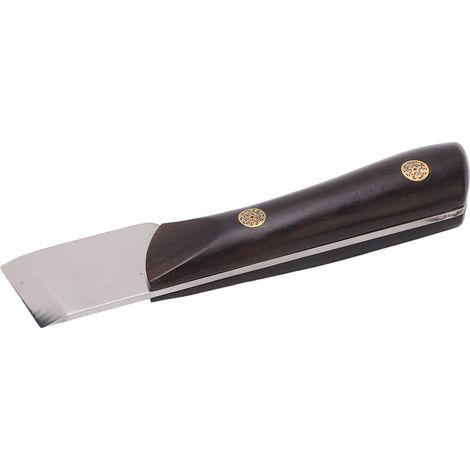 Éplucheur à cuir, en acier rapide, petit manche ergonomique en bois, couteau à couper le cuir, adapté aux travaux manuels en cuir. (1/5)