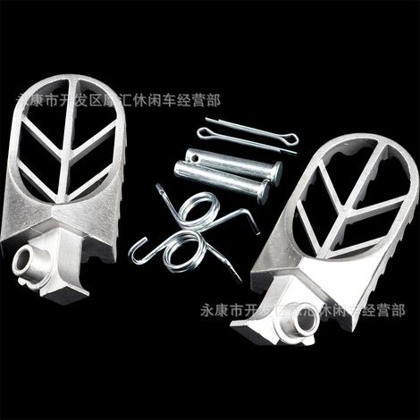 Modified Honda Kawasaki Yamaha Suzuki CRF cast steel foot pedals (1/5)