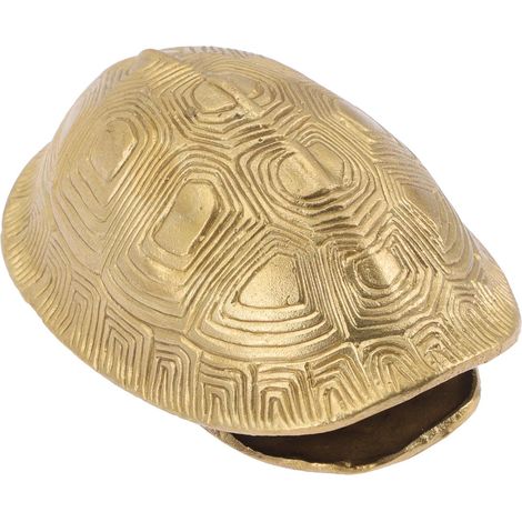 Ornement en Cuivre de Carapace de Tortue pour Décoration Intérieure et Bureau, Présent Artisanal Élégant Style Rétro et Charme Antique (1/5)