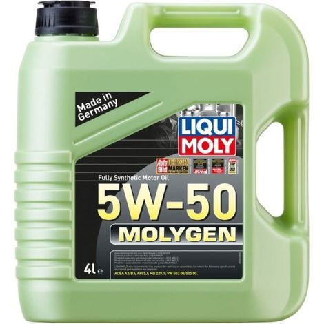 OLIO LIQUI MOLY 5W50 4L MOLYGEN SJ/CF/ 229,1/ 502,00 505,00