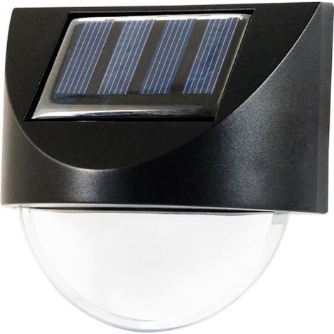 Pack de 2 appliques solaires rectangulaires 2 x 6 lumens