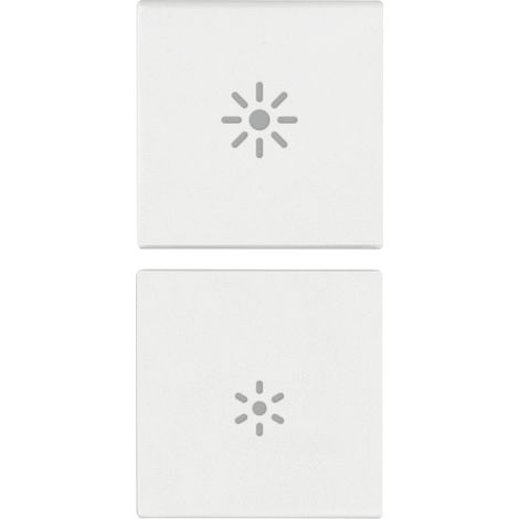 VIMAR - 19751.3.B Zwei Halbtasten 1M Dimmer weiß
