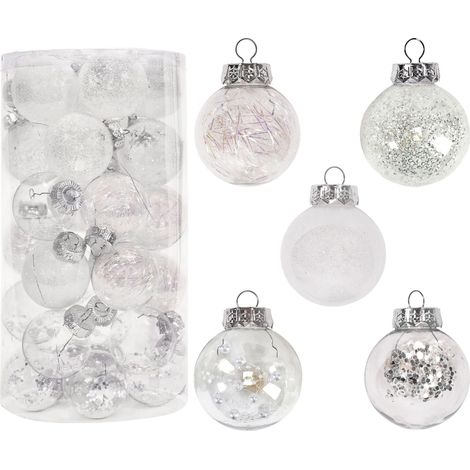 Christmas tree decoration pink 24pcs sysd1688-088