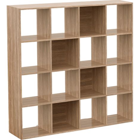 Estantería de 16 Compartimentos SpaceQub 134x31.5x134cm 7house (1/4)