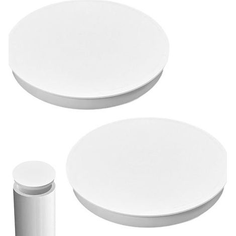 2 Pièces PVC DN150/160 pour Bouchon de Tuyau D'Égout, Bouchon de Conduite d'eau de 150-160 mm de Diamètre pour Tuyau d'Égout, Bouchon de Tuyau 150 mm, Bouchon d'entrée 150 mm,Embout, (Ø150, Ø160) (1/5)