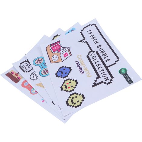 Selbstklebende PVC-Wandaufkleber mit Cartoon-Spielmotiven zum Selbermachen für Schlafzimmer und Spielzimmer (1/5)
