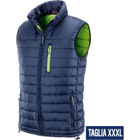 GILET IMBOTTITO MULTITASCHE SION INVERNALE DA LAVORO BLU VARIE TAGLIE (35605V) XXXL (38459)