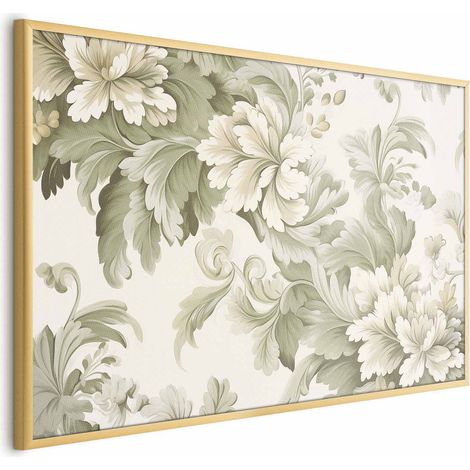 Poster – Vintage-Blumen in leuchtenden Farben (1/4)