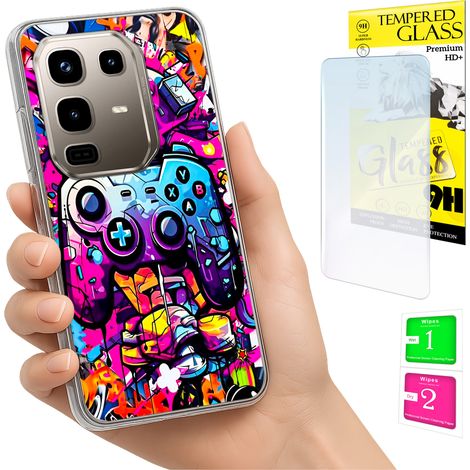 Schutzhülle für Infinix Note 50 Pro 4G: Fotohülle, Rückseite + 9H-Glas (1/5)