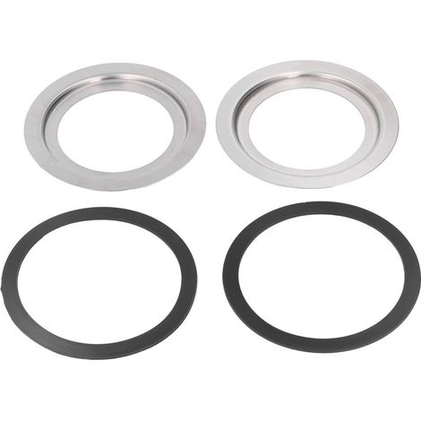 Beyamis Adaptateur pour broyeur de déchets alimentaires de 140 mm, diamètre 140 à 110 mm, en acier inoxydable. (1/5)