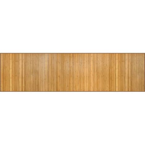 Tapis rectangulaire naturel 80x300 cm bambou (1/5)