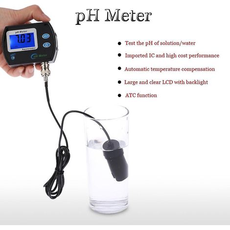 Mini-Profi-Online-pH-Meter, wasserdichter Wasserqualitätsmonitor, Wasserqualitätsmessgerät (1/5)