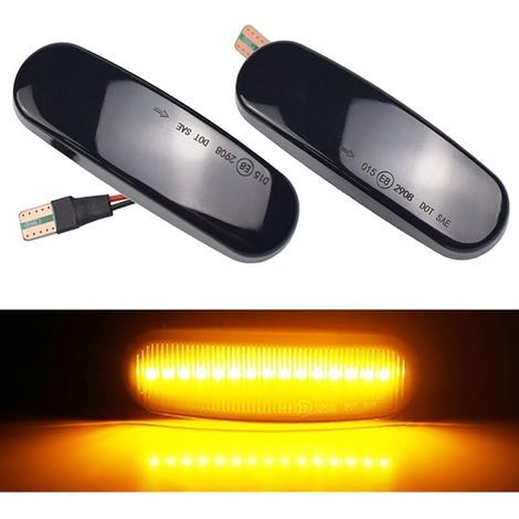 frecce laterali dinamiche a LED certificate per Fiat Panda 169, Grande Punto 199, Multipla 186, Stilo, Multipla 192, Fiorino, Idea, Linea (1/5)