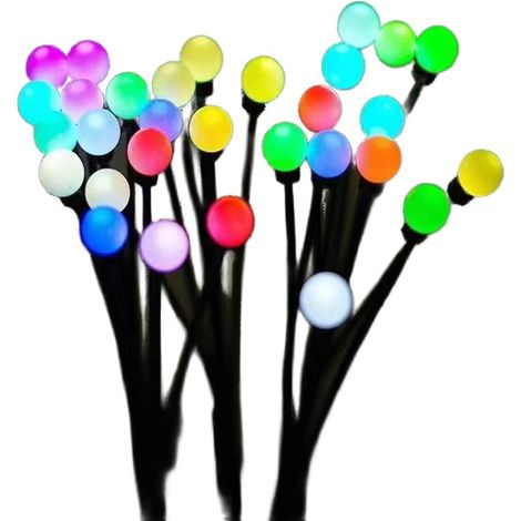 Lampes solaires de jardin, lampes solaires extérieures étanches, lampes solaires oscillantes décoratives (multicolores, lot de 1)-AquaForge