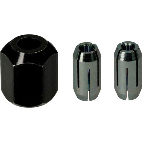 Set di bussole di serraggio. Per fresatura dei bordi, 3 mm, 6 mm
