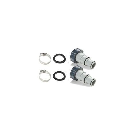 Lot de 2 Adaptateurs Tuyau Piscine Intex, Raccord Pompe pour Tuyaux Ø 32 mm et 38 mm, Connecteur Universel Robuste (1/4)