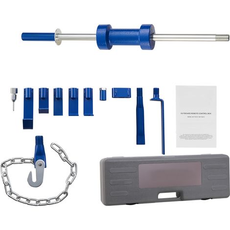 Mophorn Juego de Herramientas 14 en 1 para Reparación de Abolladuras, Martillo Deslizante, Kit con Bolsa de Transporte, Barra Extensible y Mango Ergonómico (1/5)
