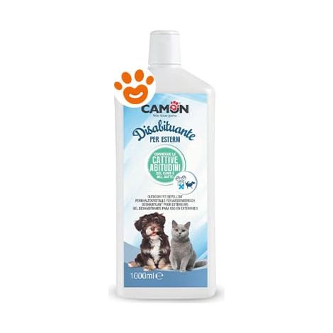 CAMON  Disabituante Cristalli 500ml per Cani e Gatti, Repellente per Esterni, Sicuro e Efficace