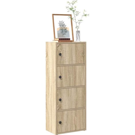 Bücherregal Sonoma-Eiche 40x24x102 cm Holzwerkstoff