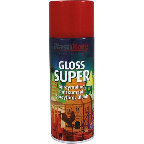 PlastiKote 011117 Super Gloss Orange 400ml 1117 PKT1298