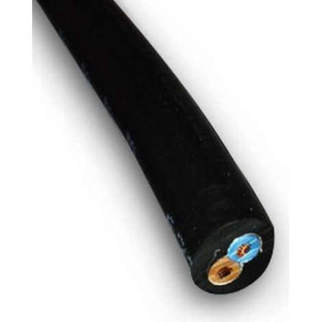 Câble électrique néoprène H07RN-F 2X1 – Section 1mm² – 2 conducteurs – Tension 450/750V – Température -40°C à +60°C – Vendu au mètre – Errebi Group