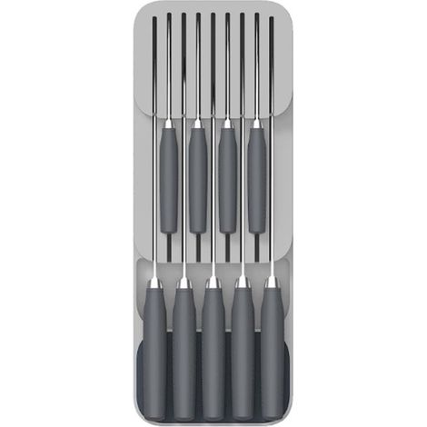 Porte-couteaux gris l.15 x P.39.8 cm x H.7.5 cm (1/5)
