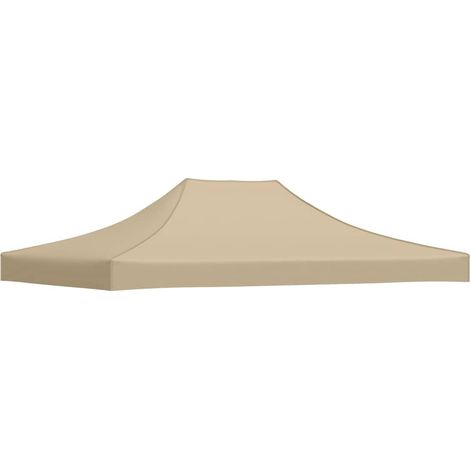 vidaXL Tetto per Tendone per Feste 4,5x3 m Beige 270 g/m²