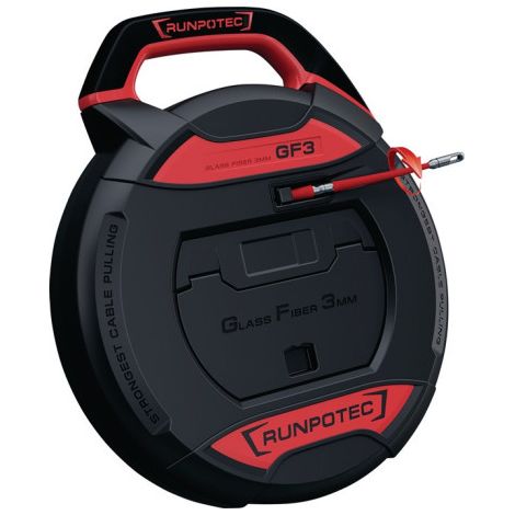 Appareil de passage de câble GF3 Longueur de bande 20 m Rayon de courbure 38 mm sans compteur kilométrique